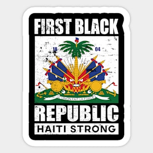 Haiti – First Black Republic Sticker